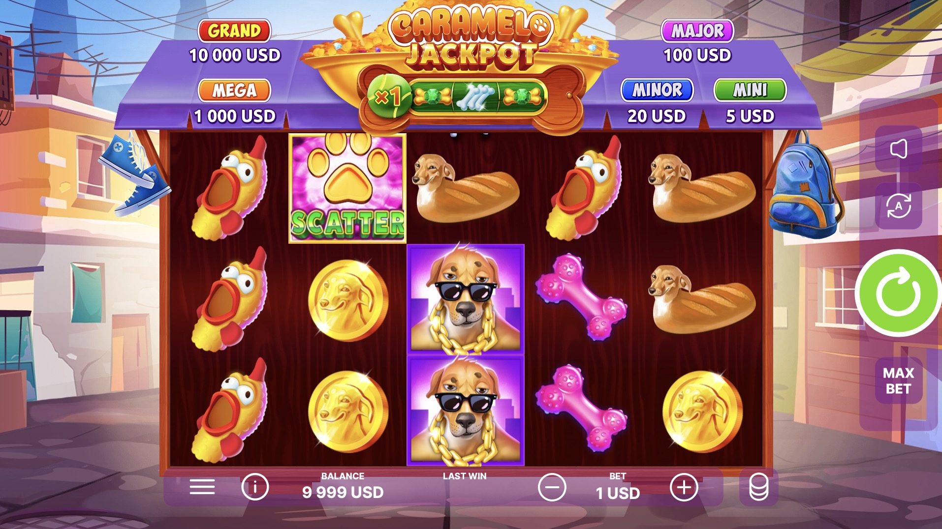      Caramelo Jackpot  Onlyplay